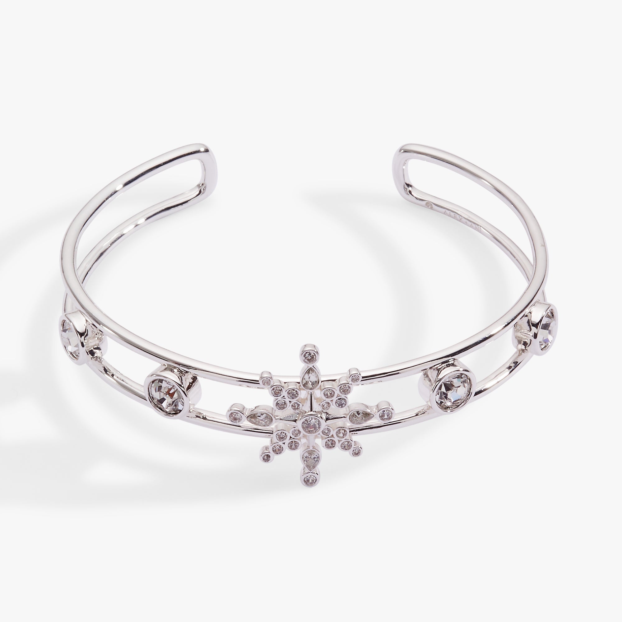 Crystal Snowflake Cuff Bracelet by ALEX AND ANI at Shirley Shoppe