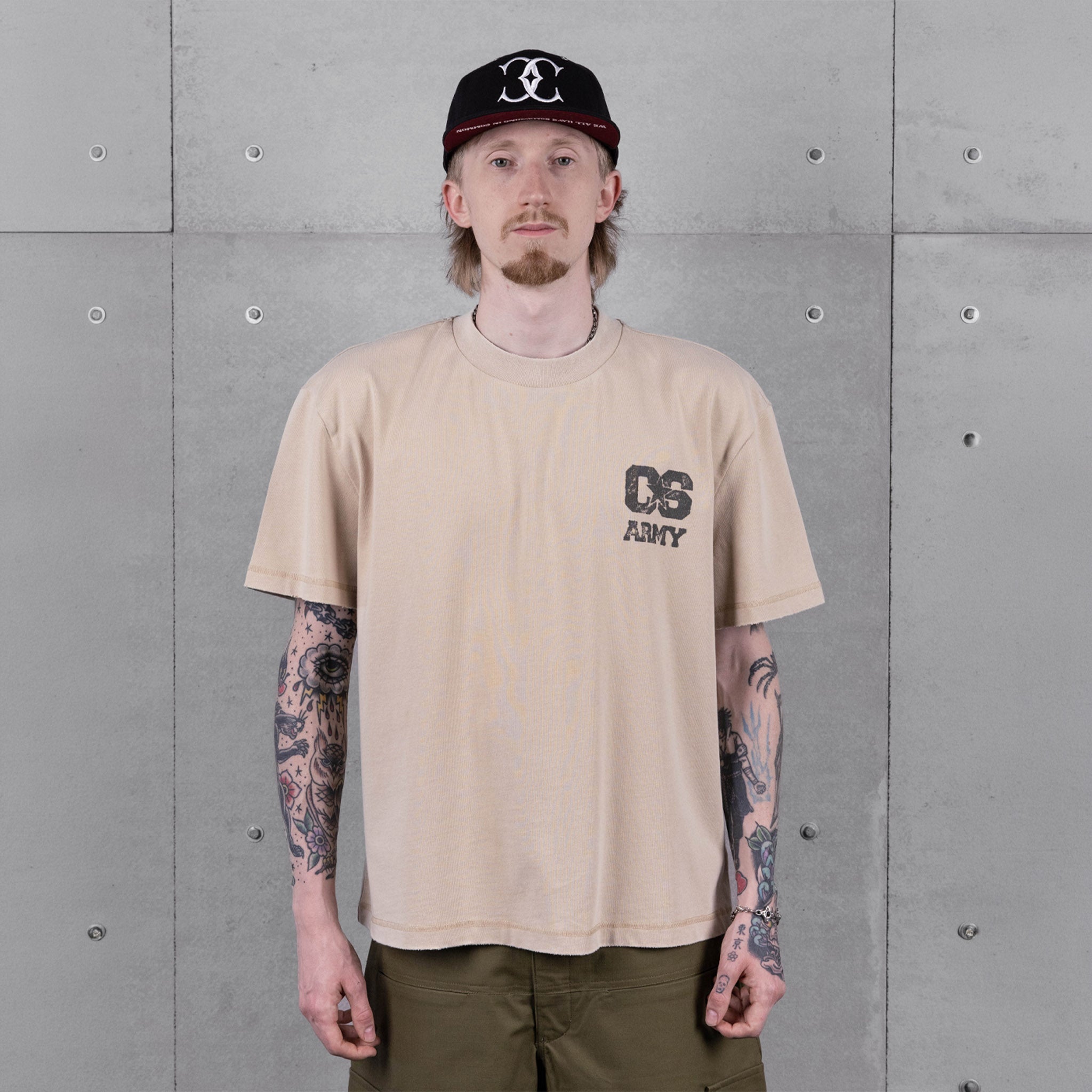 Commons CS Army Tee Faded Beige