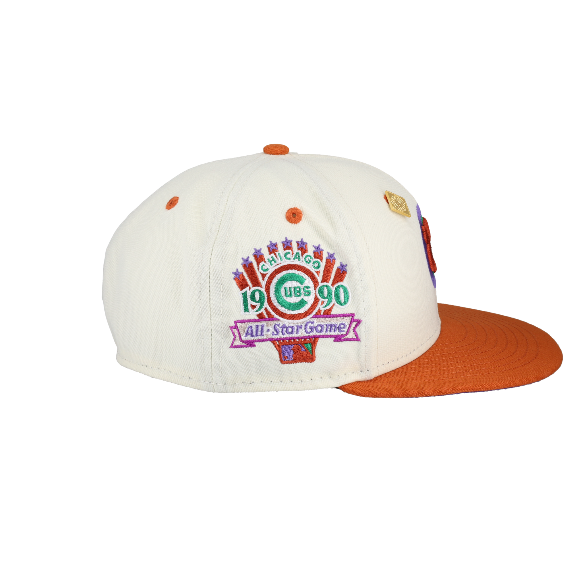 Chicago Cubs Chrome 1990 All Star Game Patch 59Fifty Fitted Hat