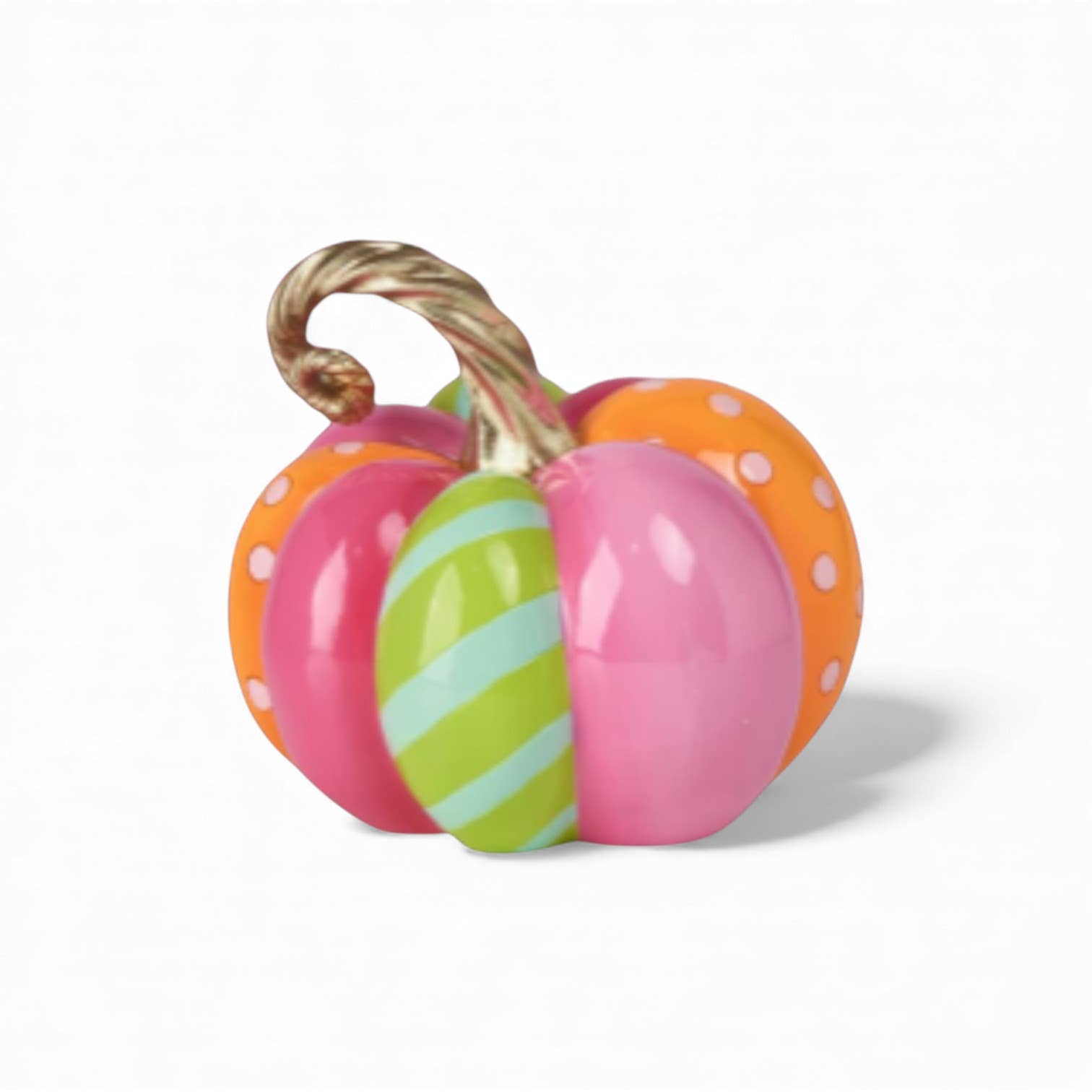 10in Multi Stripe Pumpkin by December Diamonds