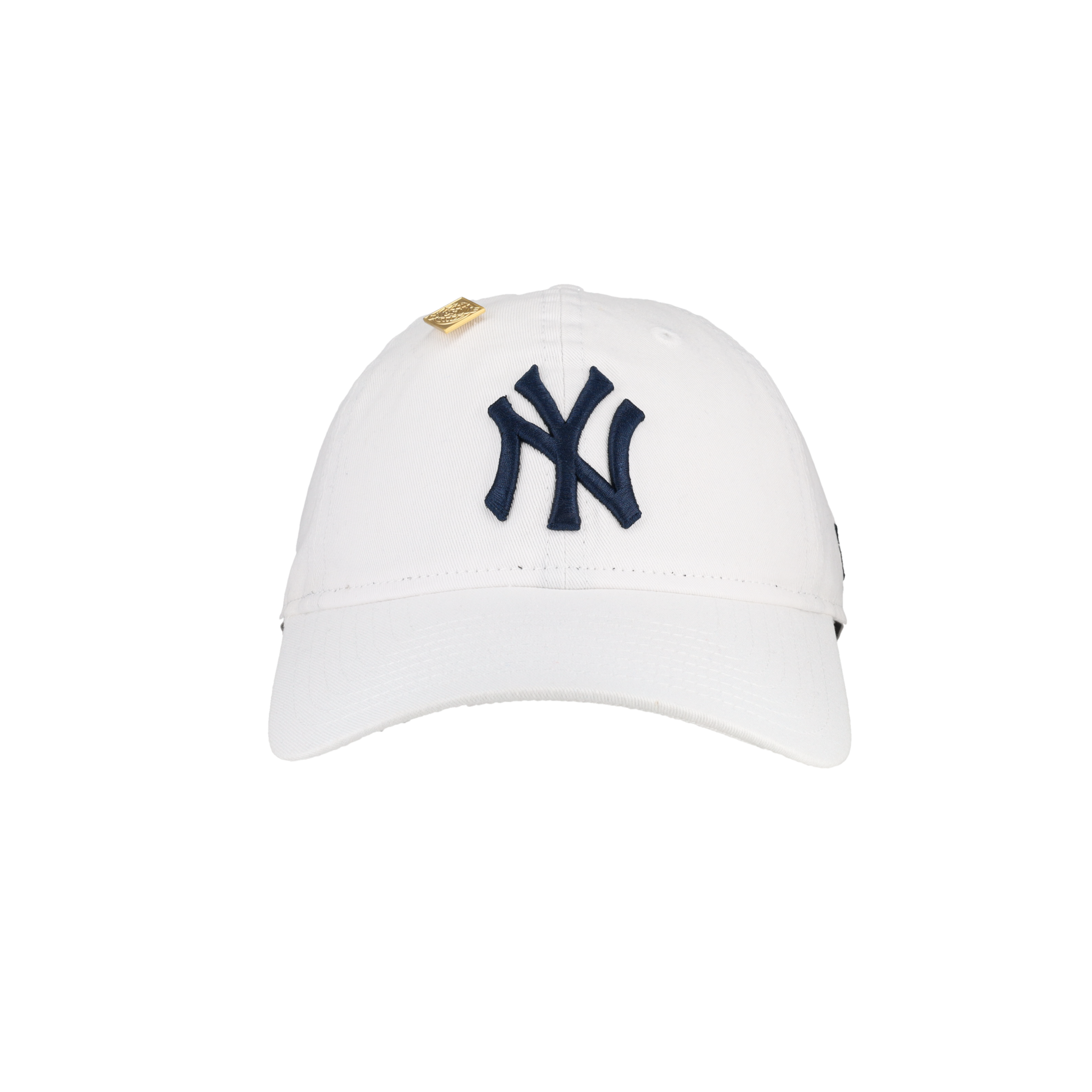New York Yankees New Era 9Twenty Adjustable Hat (White Navy)