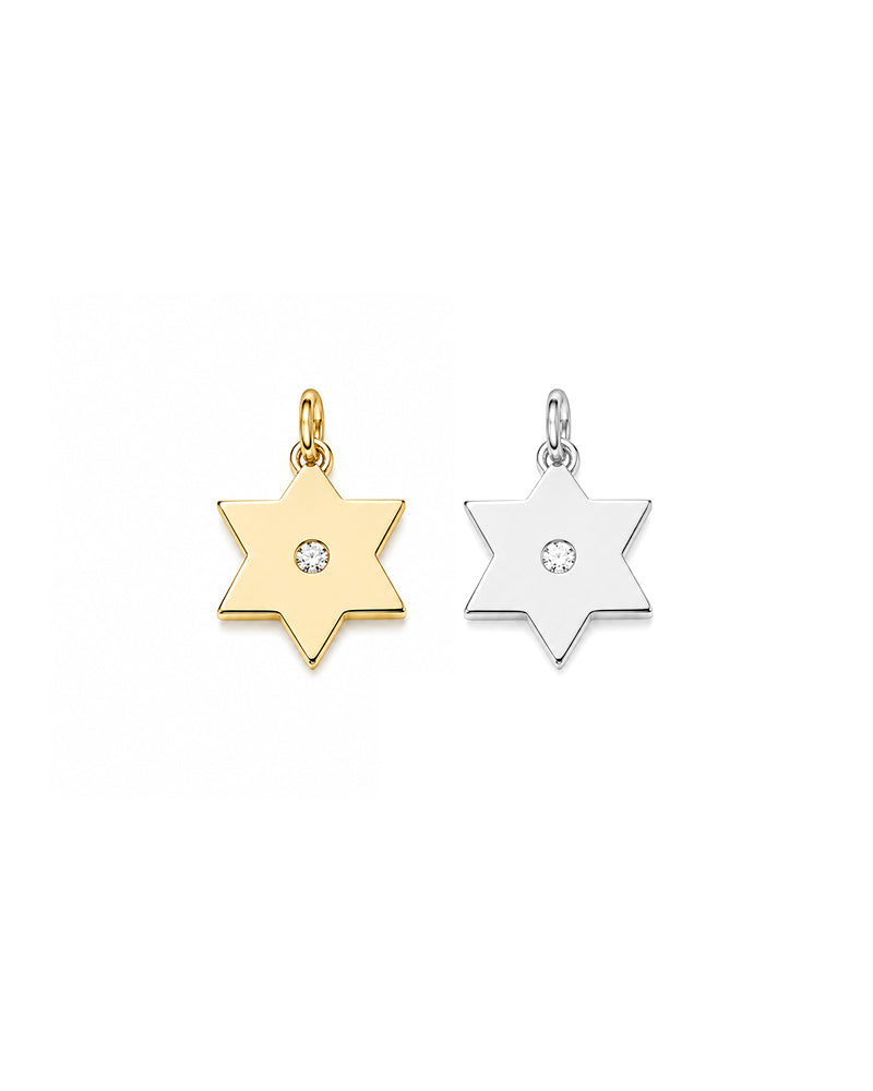 Dani Star of David Diamond Charm