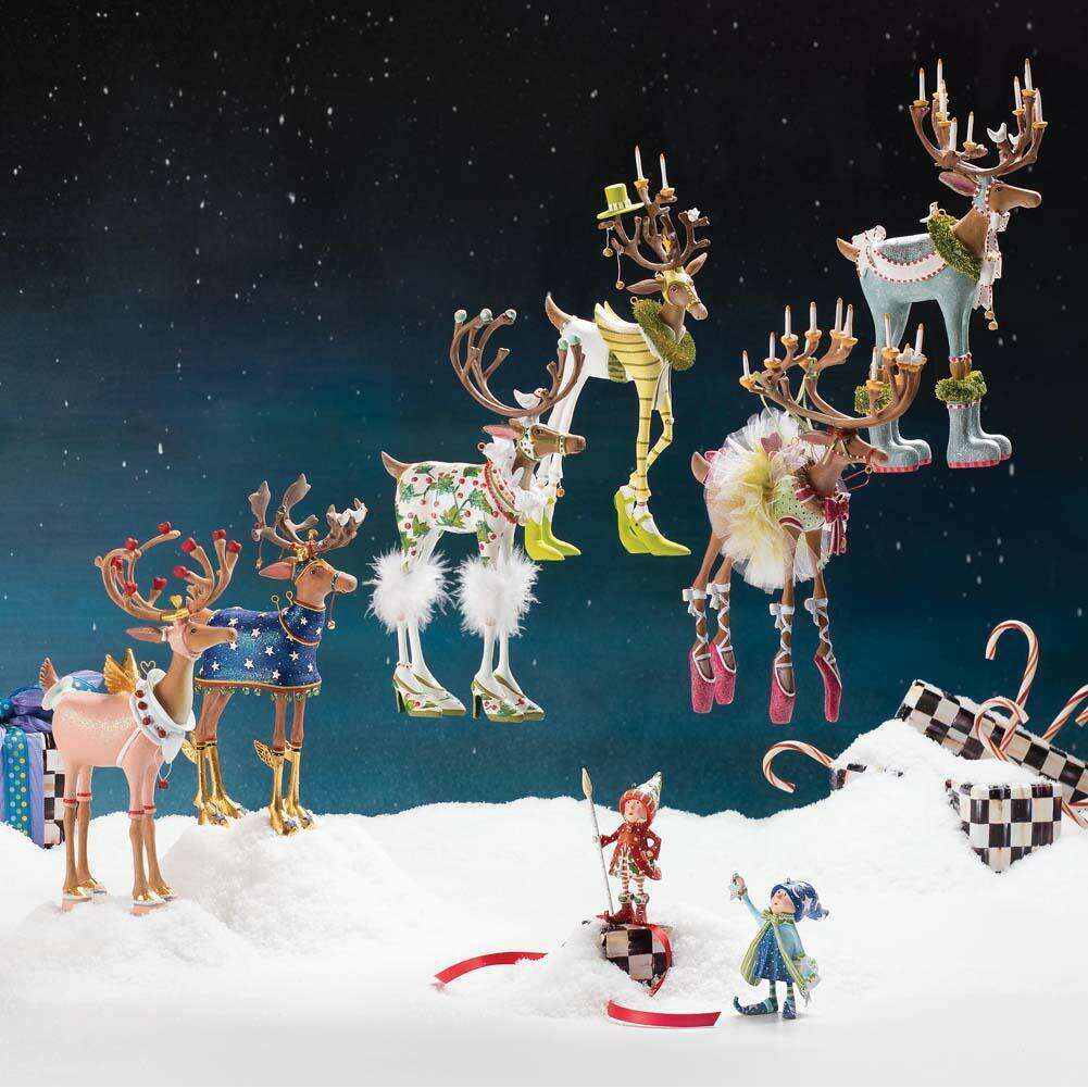 Dash Away Comet Reindeer Figure by Patience Brewster