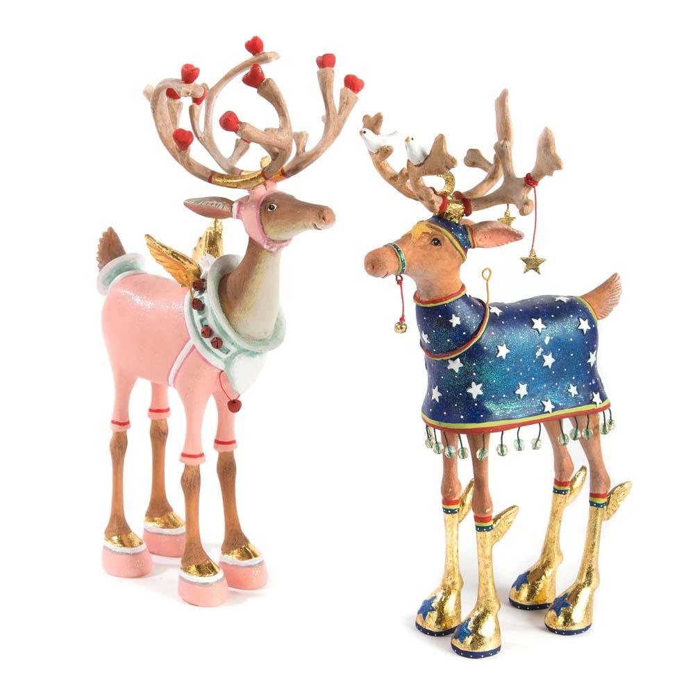 Dash Away Cupid Reindeer Figure by Patience Brewster