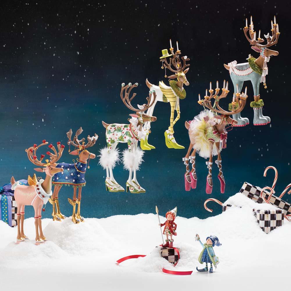 Dash Away Cupid Reindeer Figure by Patience Brewster