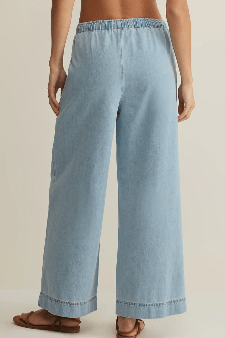 DAYCATION DENIM UTILITY PANT by z supply at Shirley Shoppe
