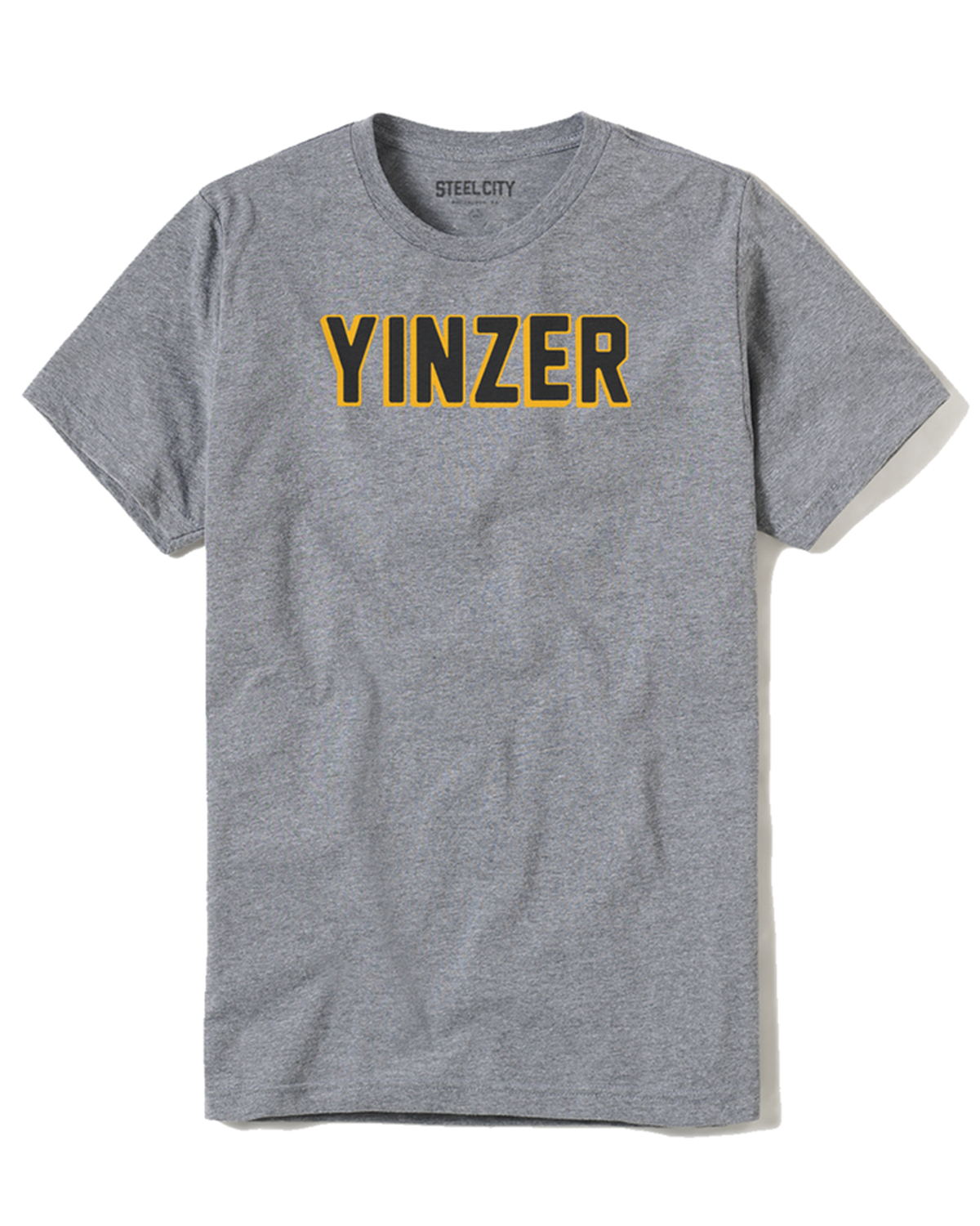 Steel City Yinzer Tee in Gray