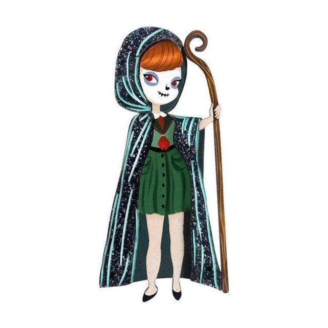 Death Scout Girl Brooch by Laliblue by Quirks! at Shirley Shoppe