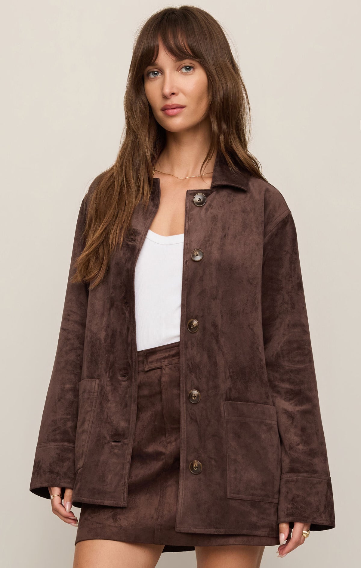 Decker Suede Chore Jacket