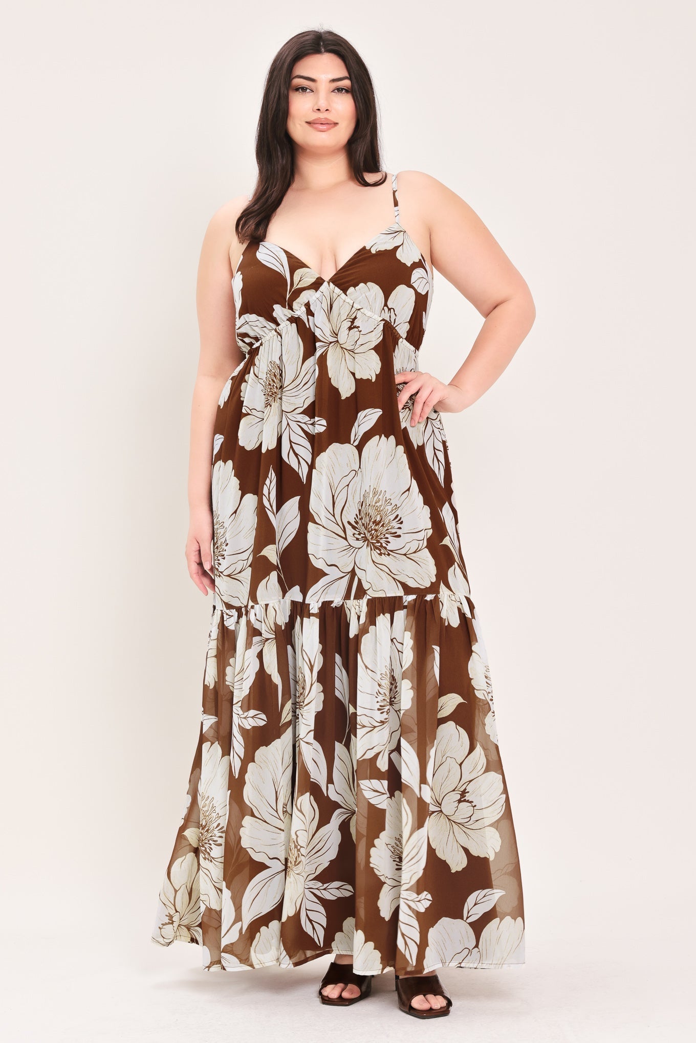 DESERT BLOOM WOVEN MAXI DRESS by Flying Tomato at Shirley Shoppe