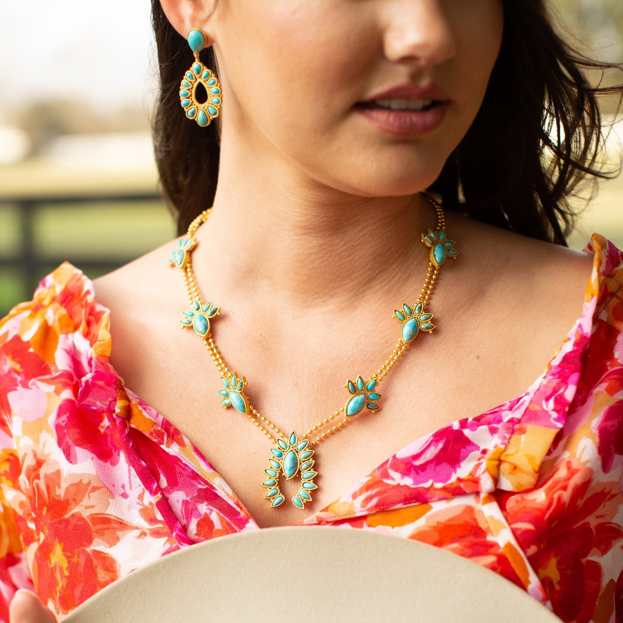 Desert Rain Drop Earrings by Christina Greene at Shirley Shoppe