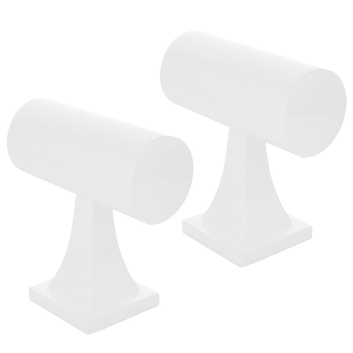 T-bar Display White Lacquer - Set of 2