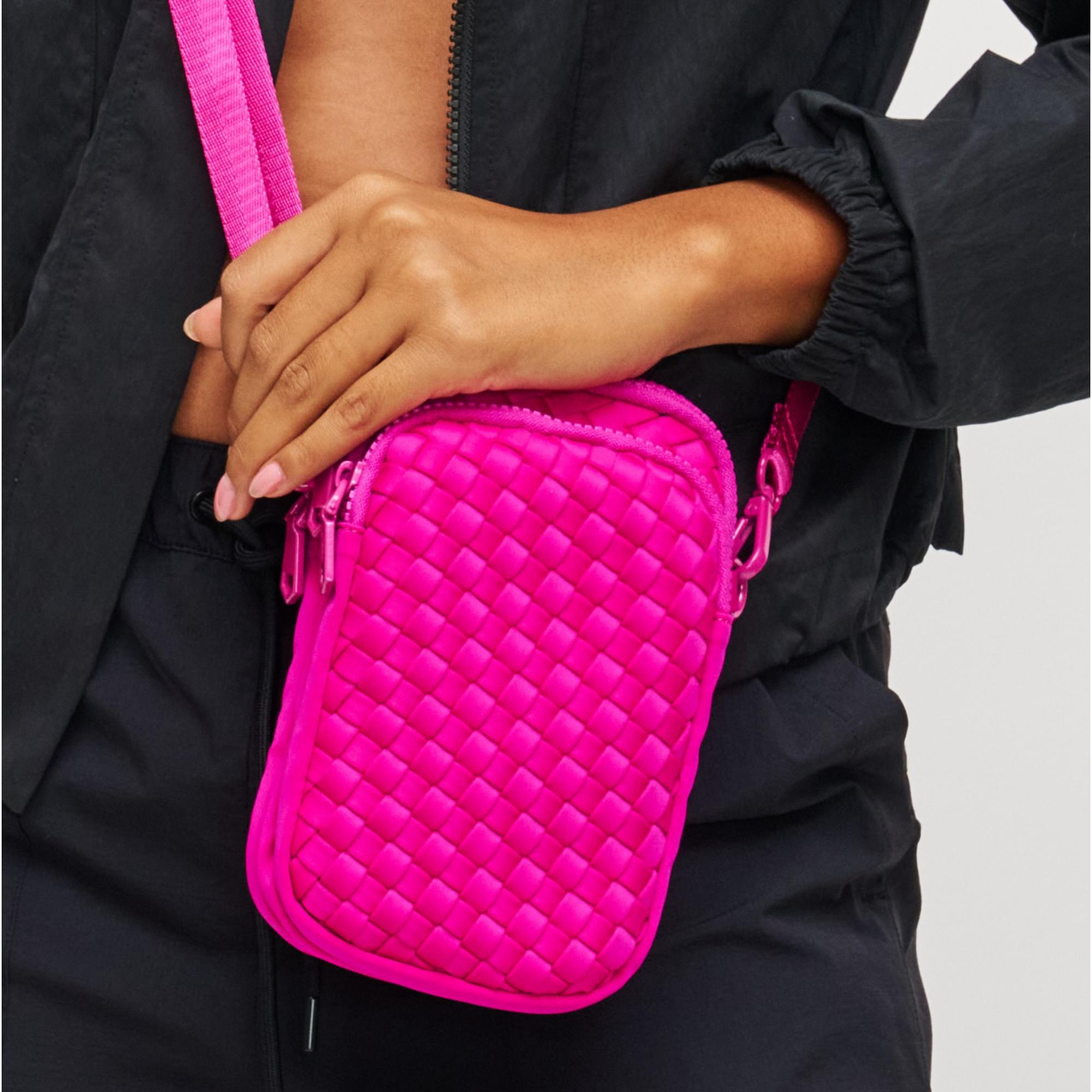 Divide & Conquer - Woven Neoprene Crossbody by Sol and Selene at Shirley Shoppe