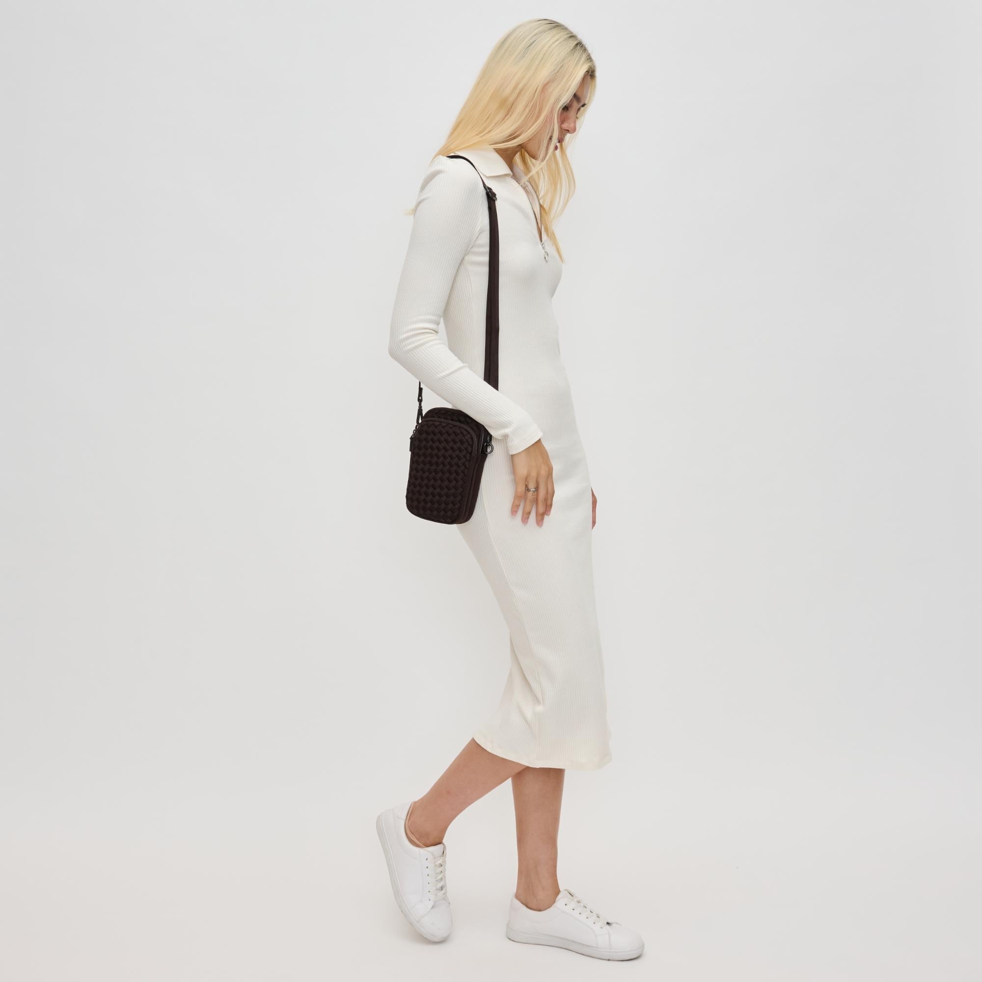 Divide & Conquer - Woven Neoprene Crossbody by Sol and Selene at Shirley Shoppe