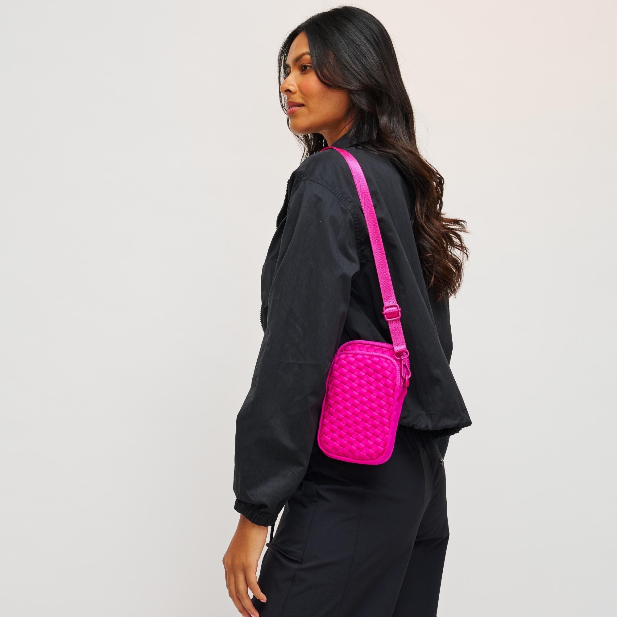 Divide & Conquer - Woven Neoprene Crossbody by Sol and Selene at Shirley Shoppe