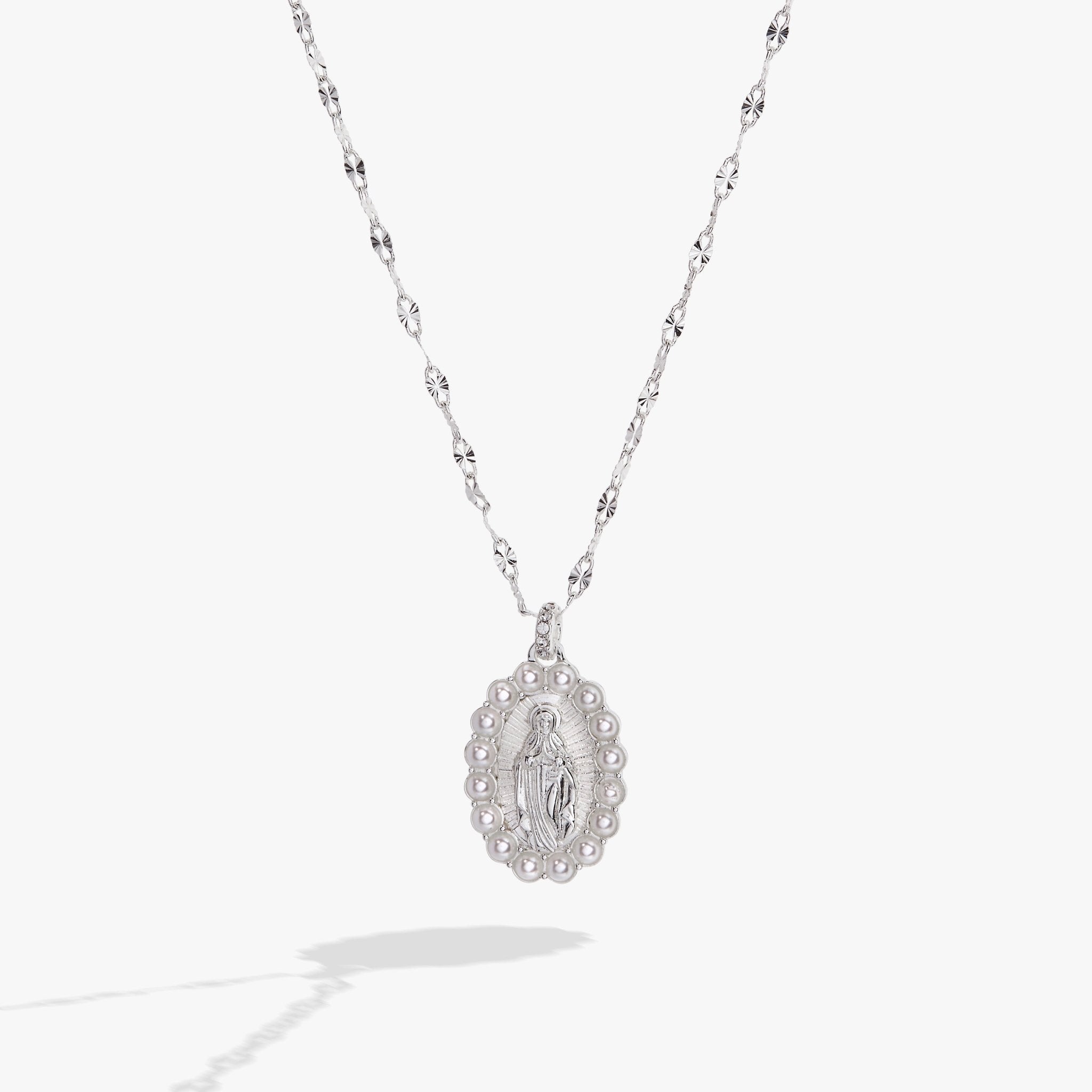 Divine Guides Mary Pendant Necklace by ALEX AND ANI at Shirley Shoppe