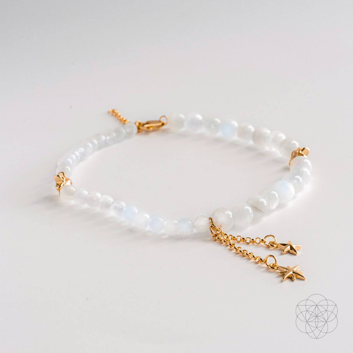 Divine Intuition - Moonstone Anklet and Earrings Set by Conscious Items at Shirley Shoppe