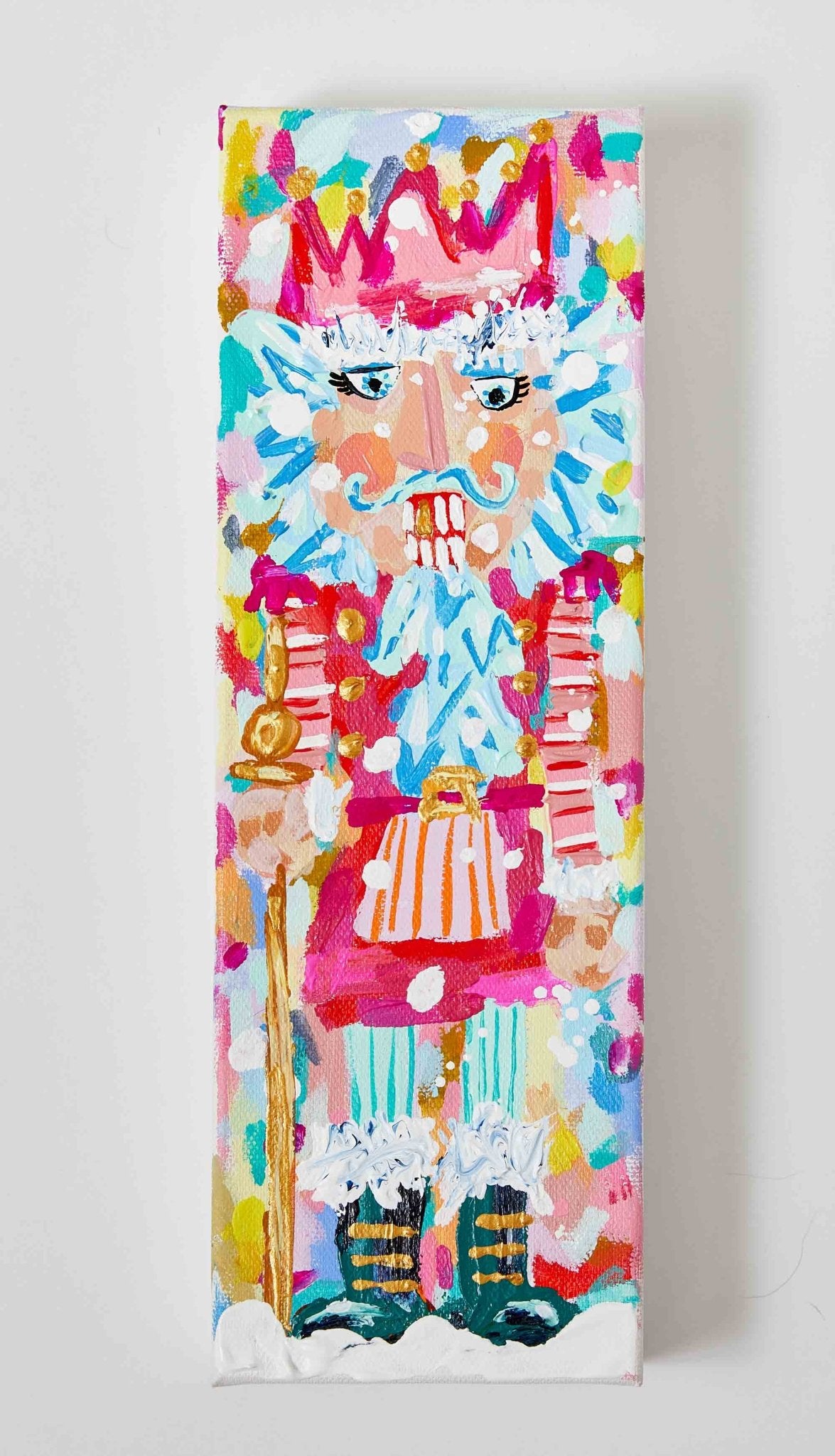 Dixon Nutcracker Decor Painting: 3x9 by Quirks! at Shirley Shoppe