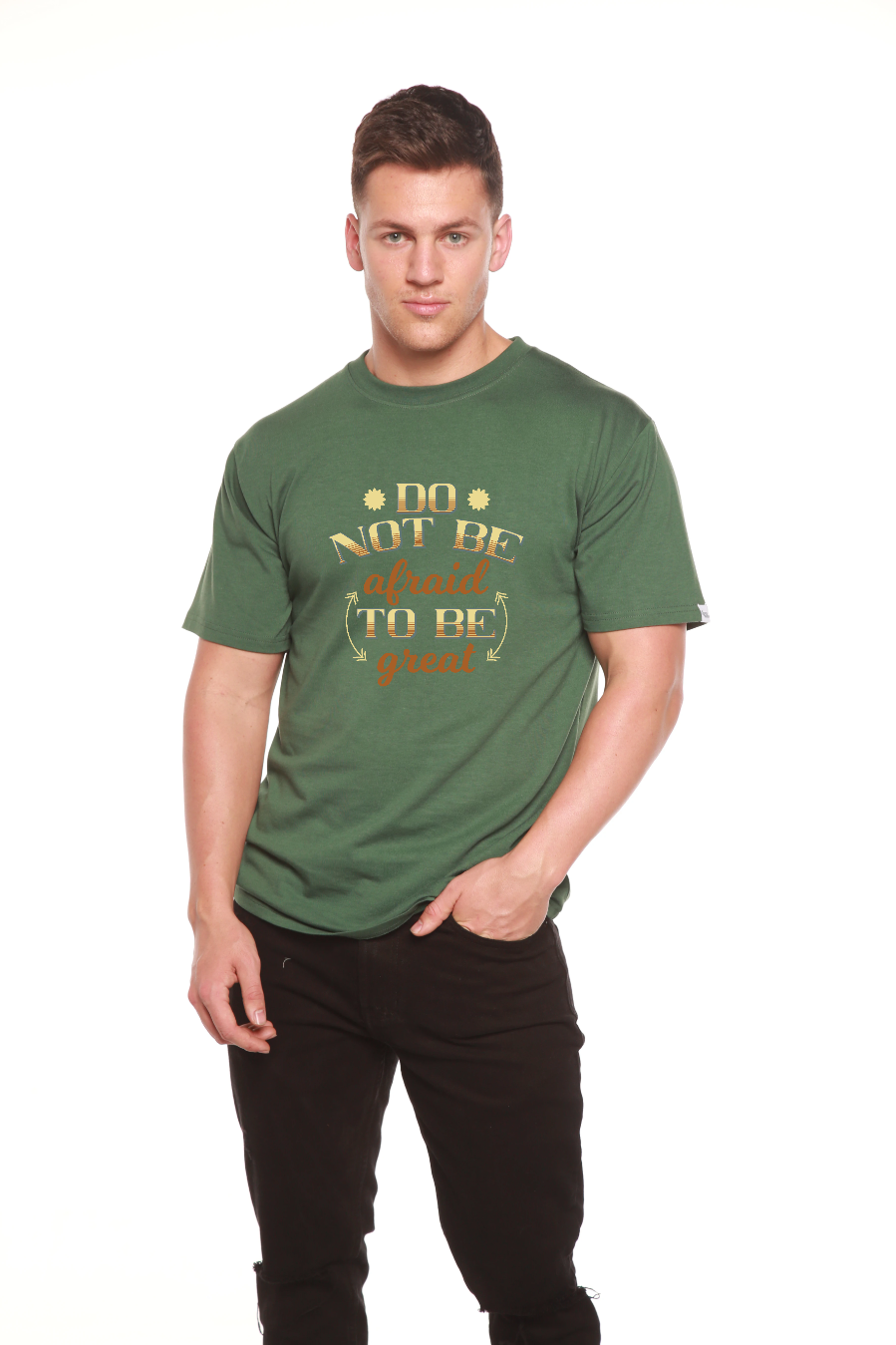Do Not Be To Be Men's Bamboo Viscose/Organic Cotton Short Sleeve Graphic T-Shirt