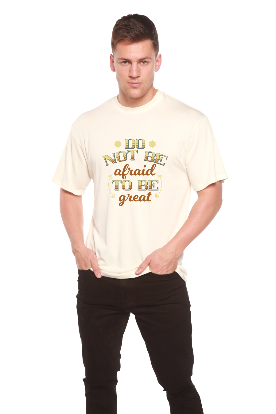 Do Not Be To Be Men's Bamboo Viscose/Organic Cotton Short Sleeve Graphic T-Shirt