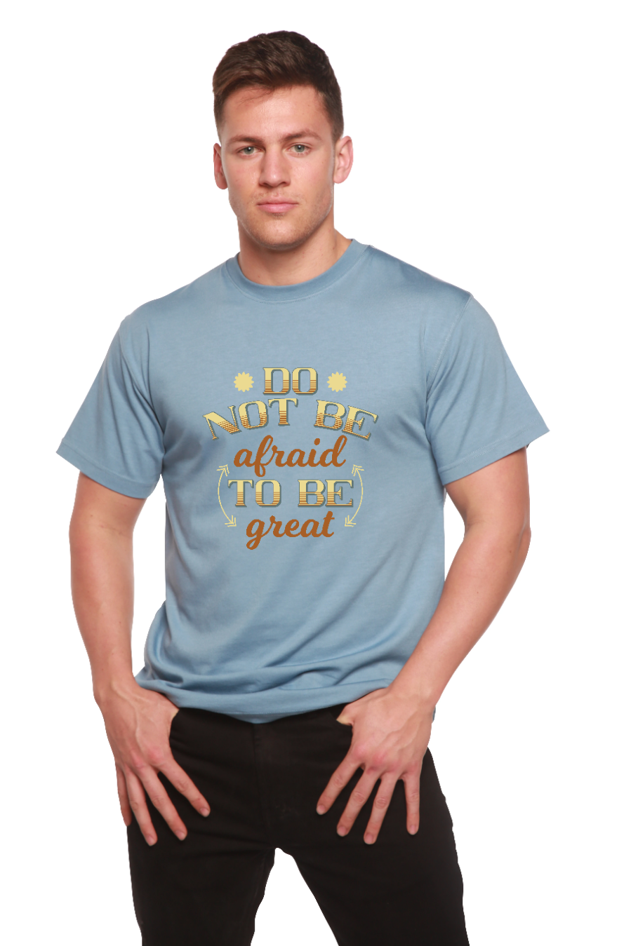 Do Not Be To Be Men's Bamboo Viscose/Organic Cotton Short Sleeve Graphic T-Shirt