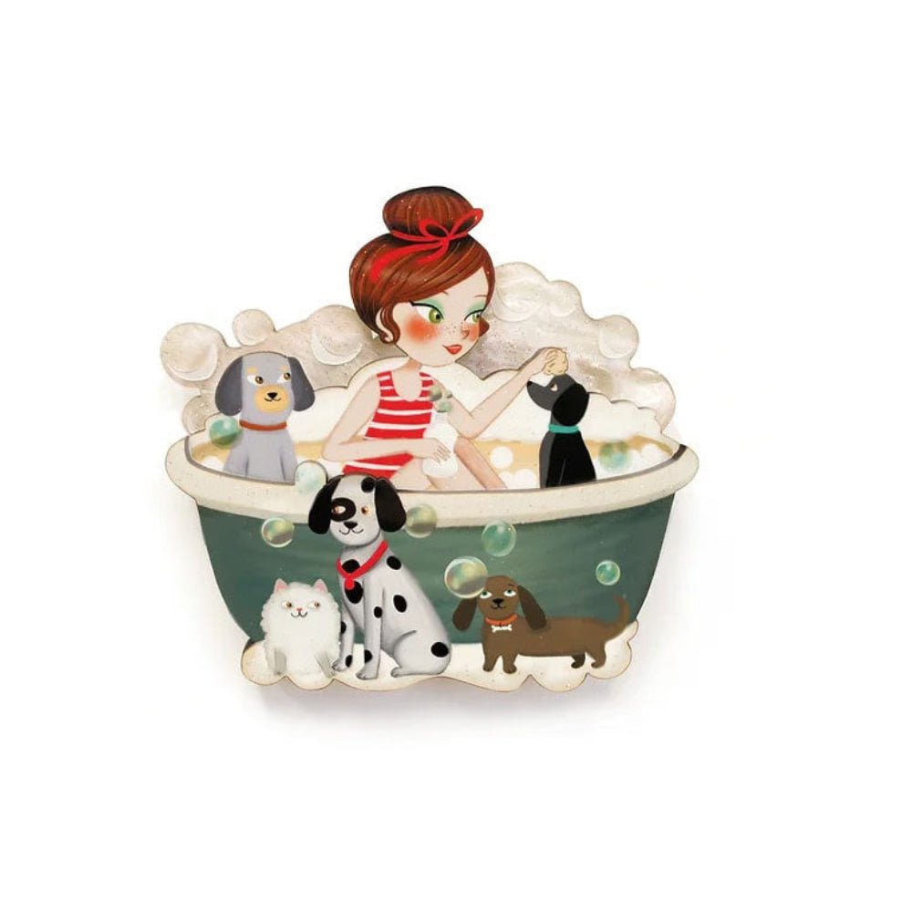 Dog Lover Brooch by Laliblue by Quirks! at Shirley Shoppe