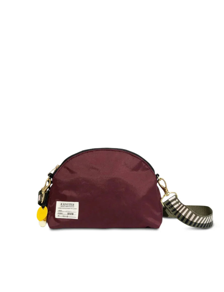 Hopper | Wine Nylon + Geo Webbed Strap