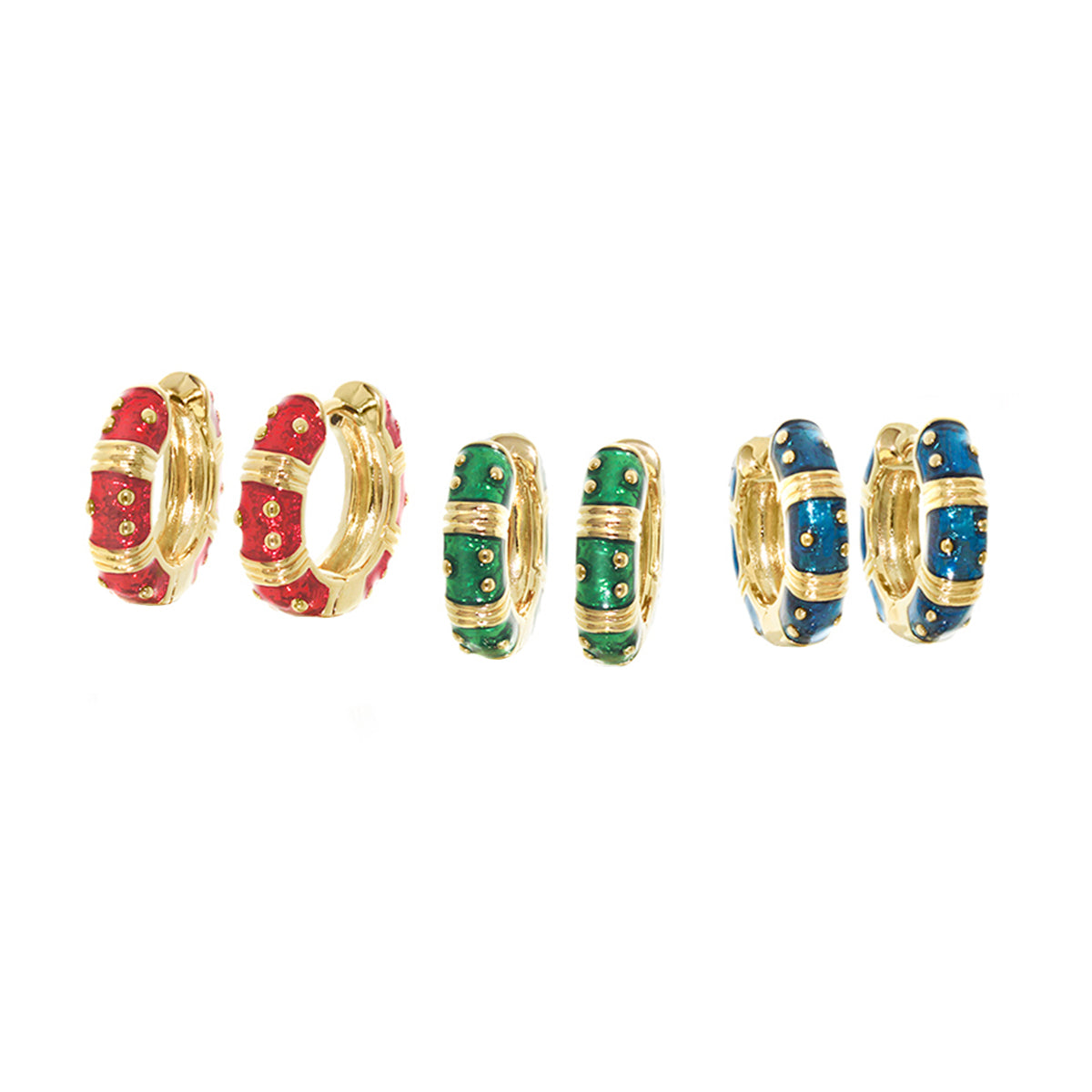 Polka Dot Earring Set