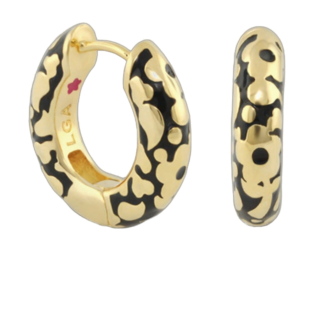 Flowers by Orly Earrings — Black Spot Huggie