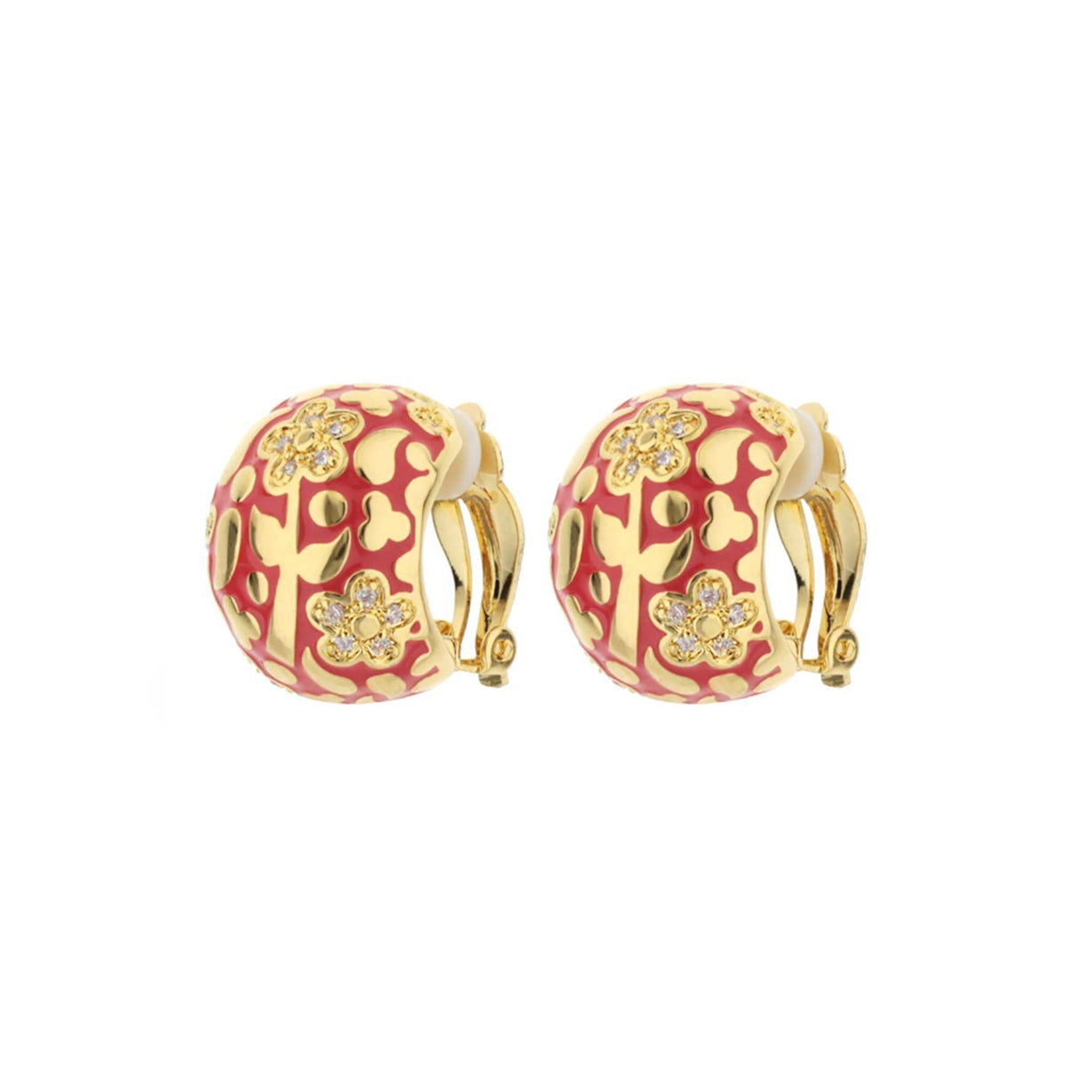 Flowers by Orly Dome Earrings
