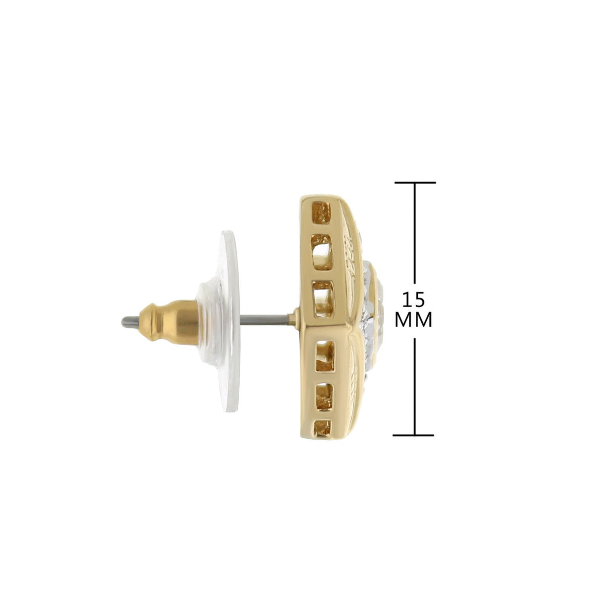 Pave Cz Design Earring