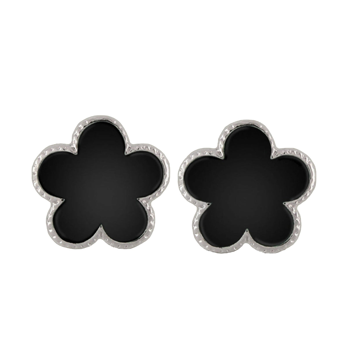 Post Earrings With Daisy Design