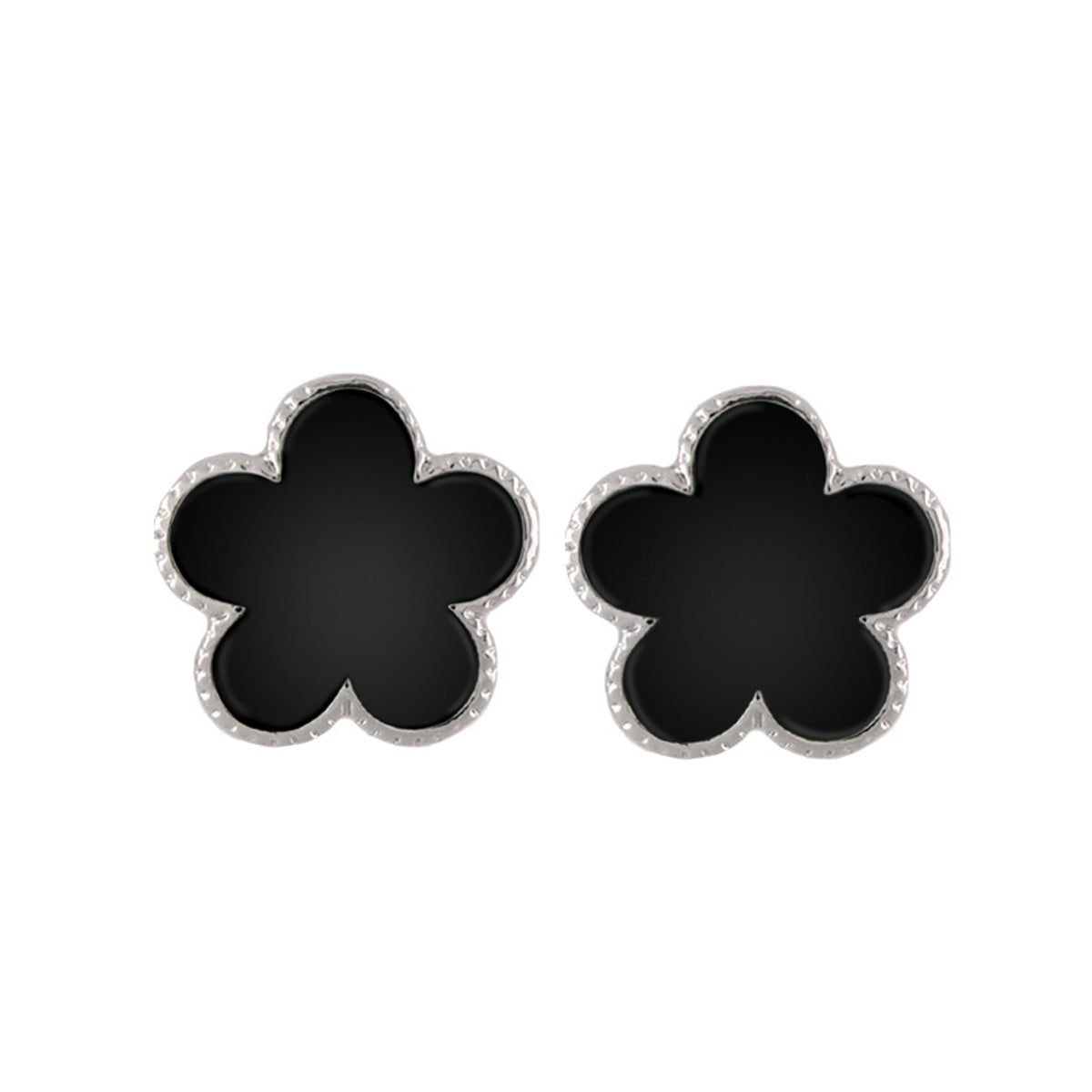 Post Earrings With Daisy Design