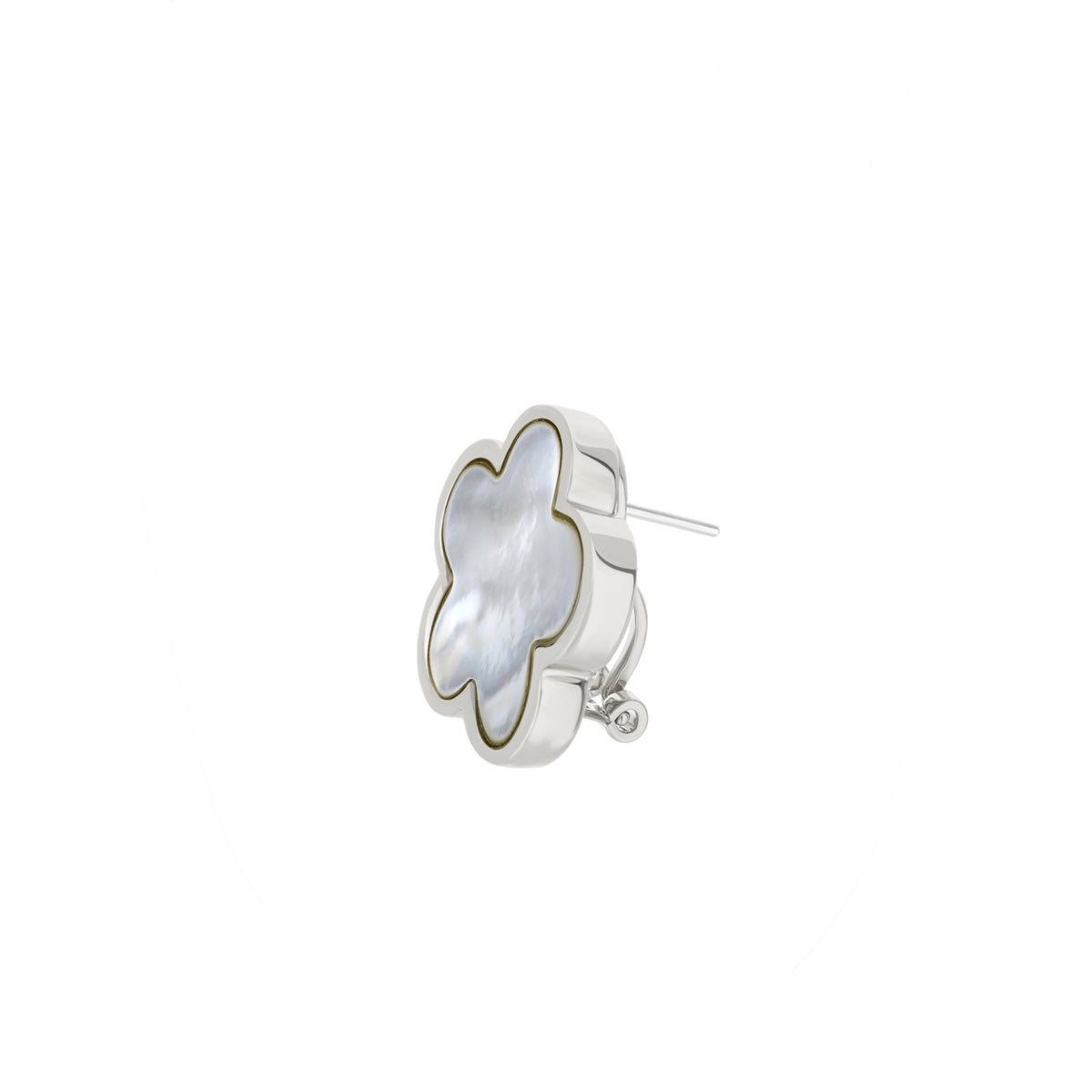 Daisy Love Earrings — Framed Flower Clip