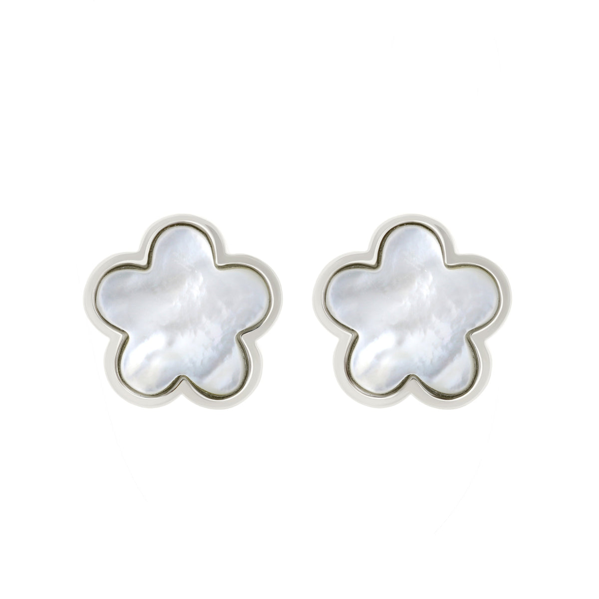 Daisy Love Earrings — Framed Flower Clip