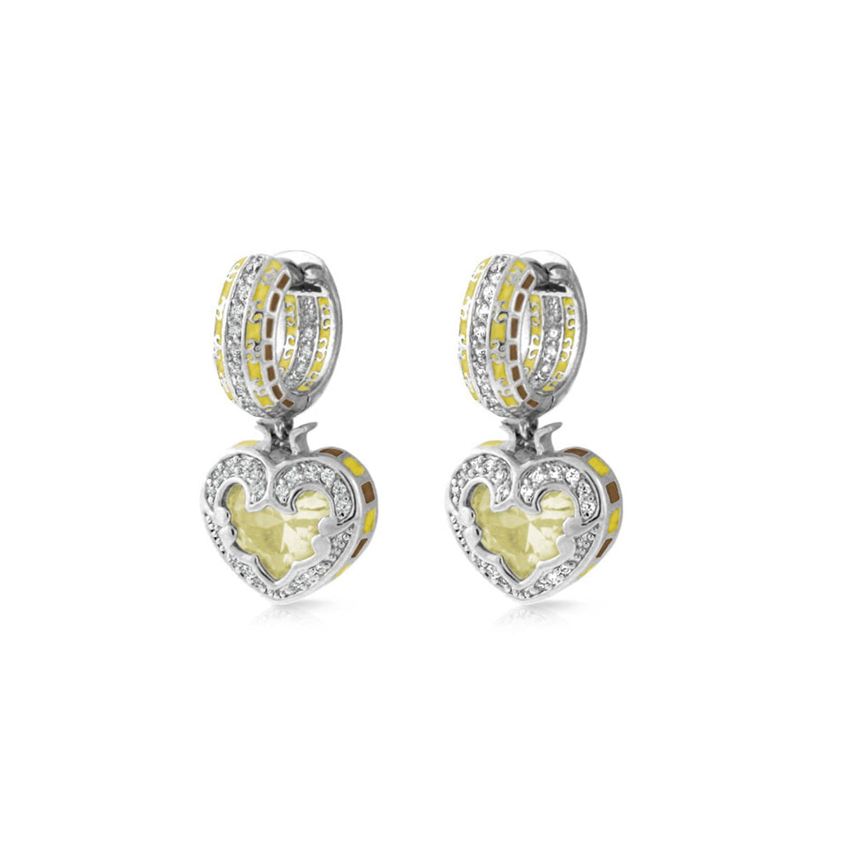 Renaissance Heart Earrings