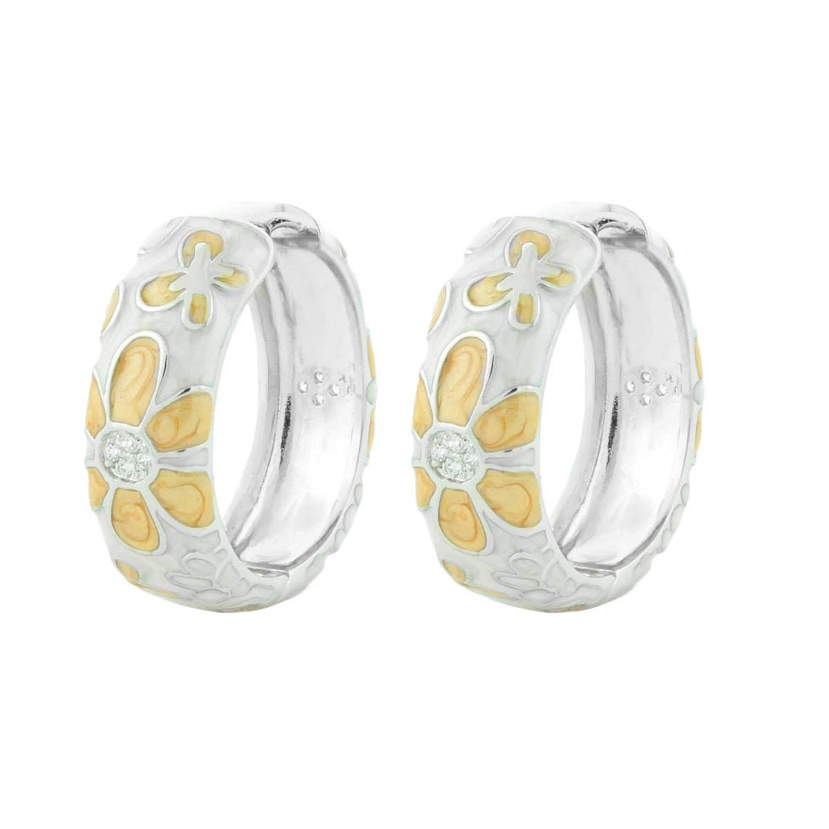 Butterfly Hoop Earrings