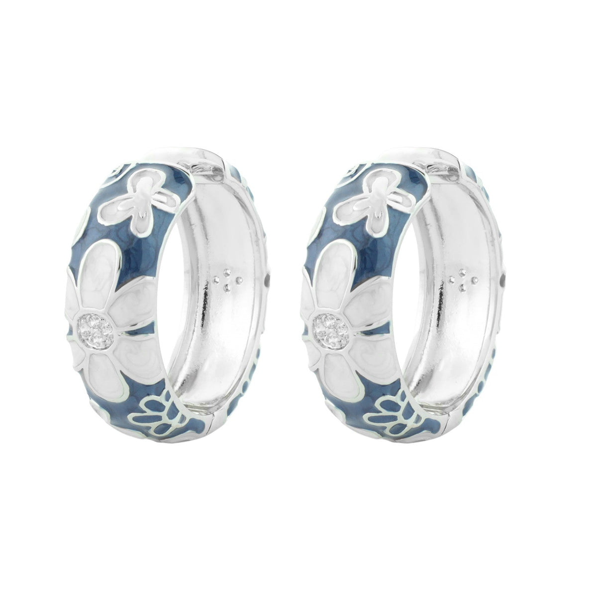 Butterfly Hoop Earrings