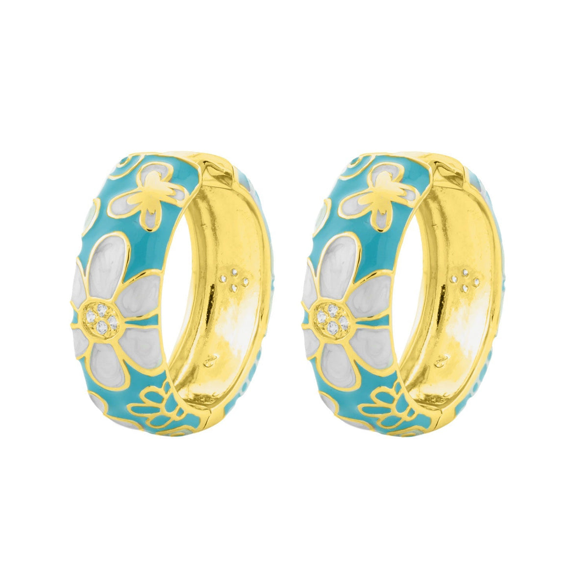 Butterfly Hoop Earrings
