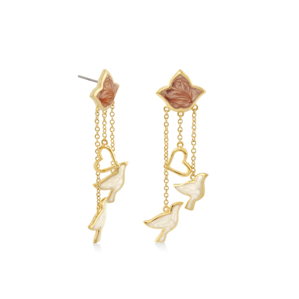Peace and Dove Earrings
