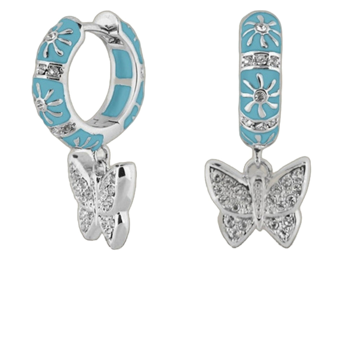 Charming 2 Earrings — Butterfly Drop