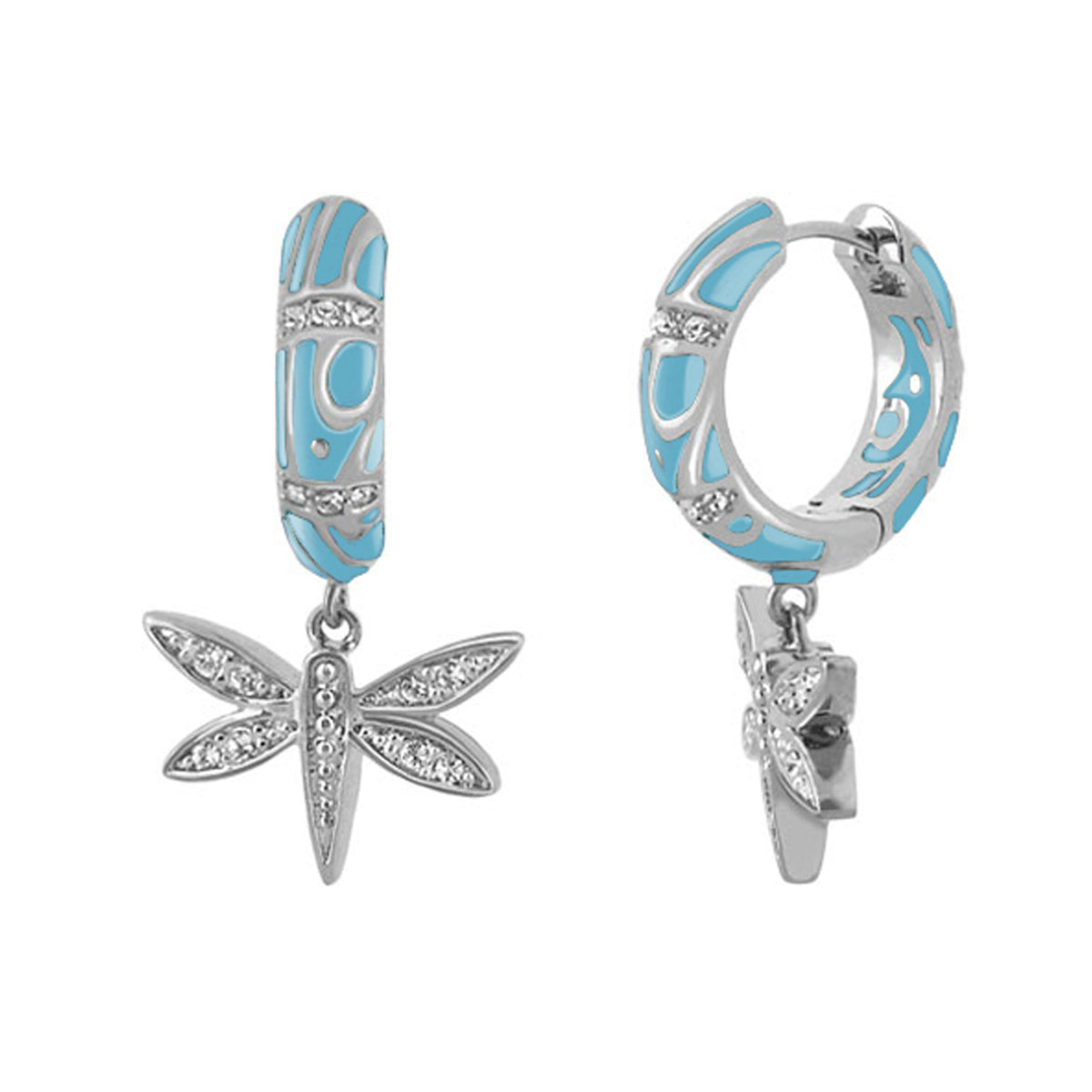 Charming 2 Earrings — Dragonfly Drop