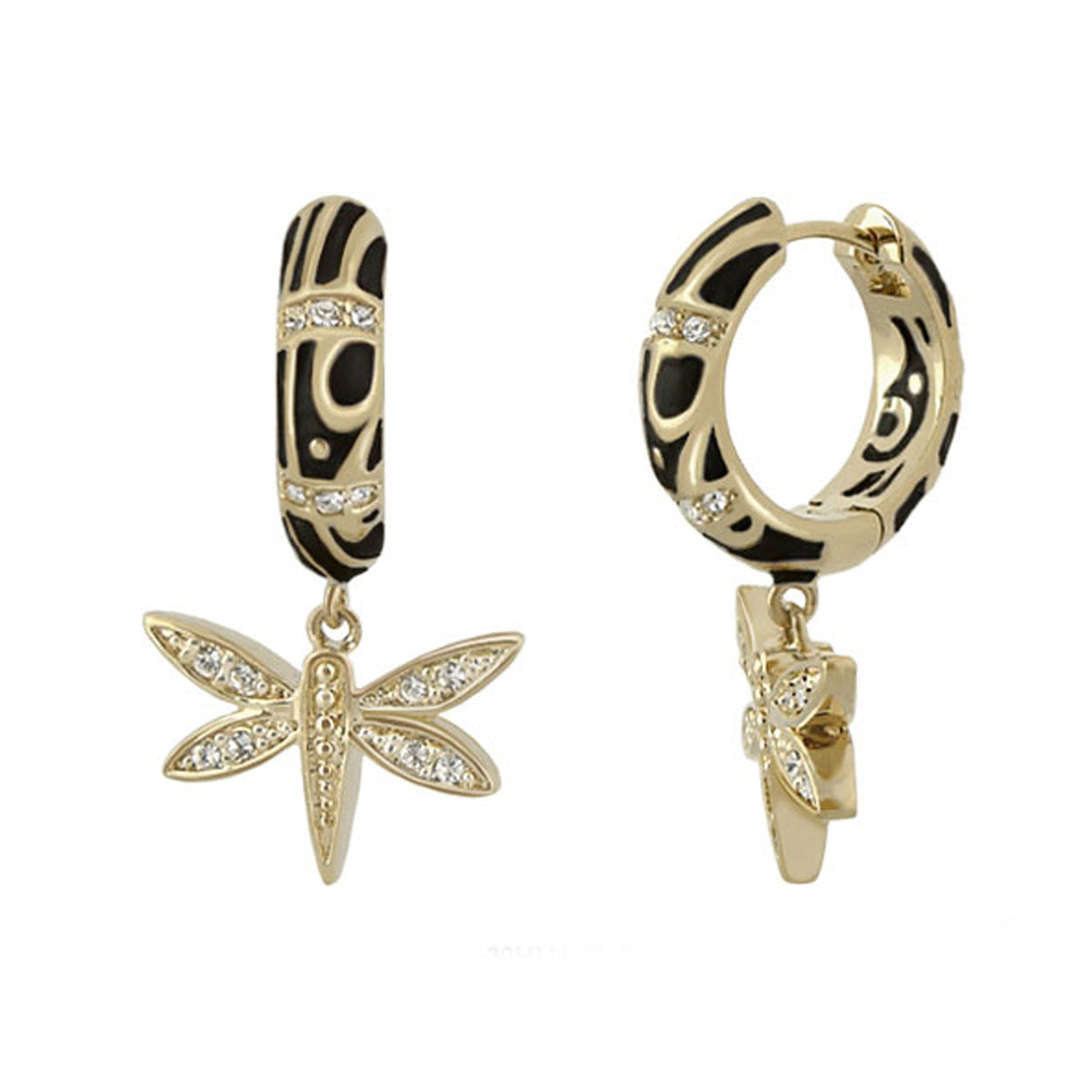 Charming 2 Earrings — Dragonfly Drop