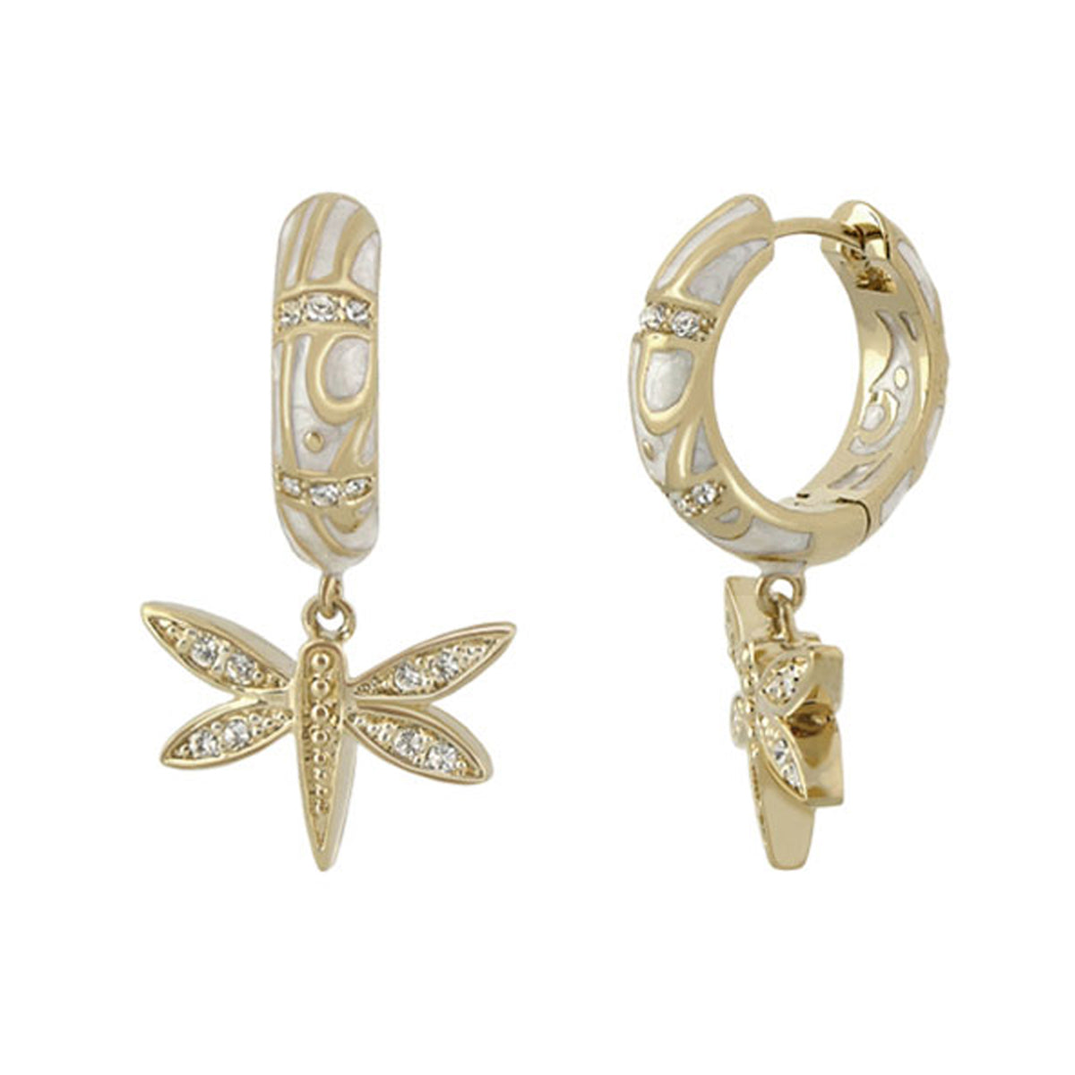 Charming 2 Earrings — Dragonfly Drop