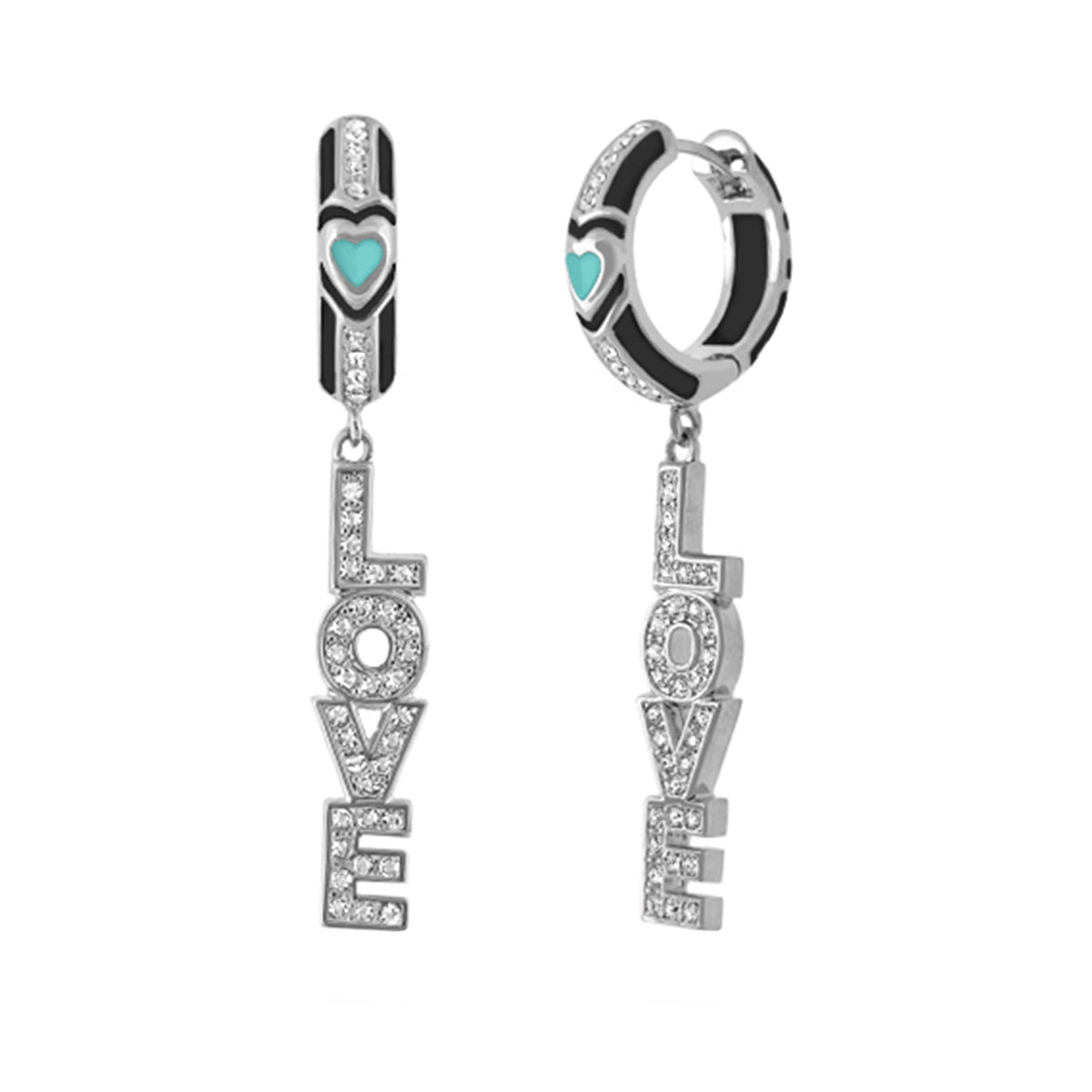 Charming 2 Earrings — Love Letter Drop