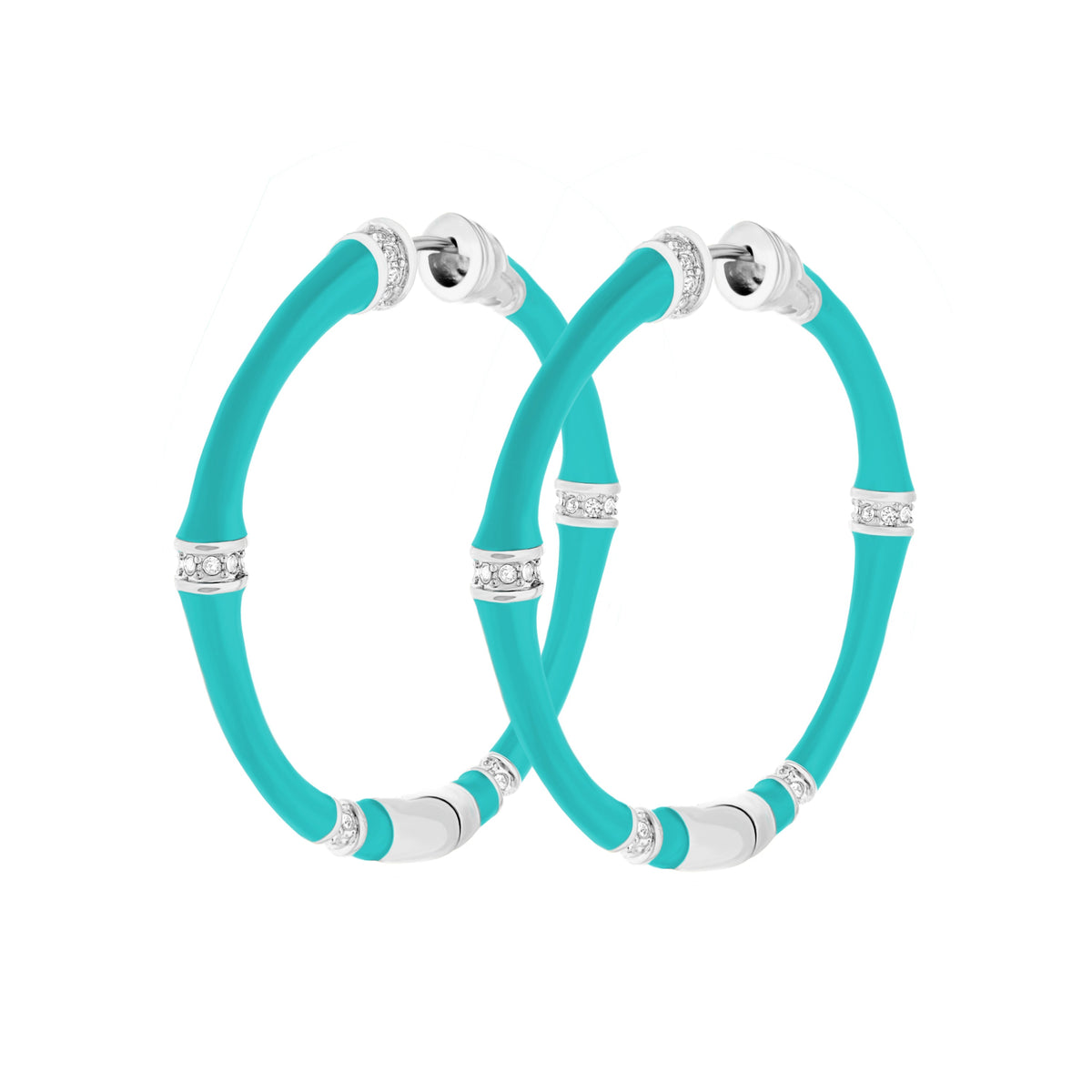 Bamboo Earrings — Hoop