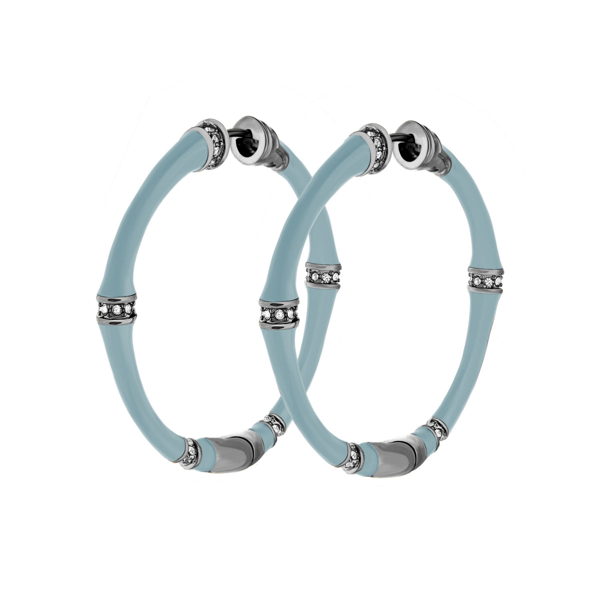 Bamboo Earrings — Hoop