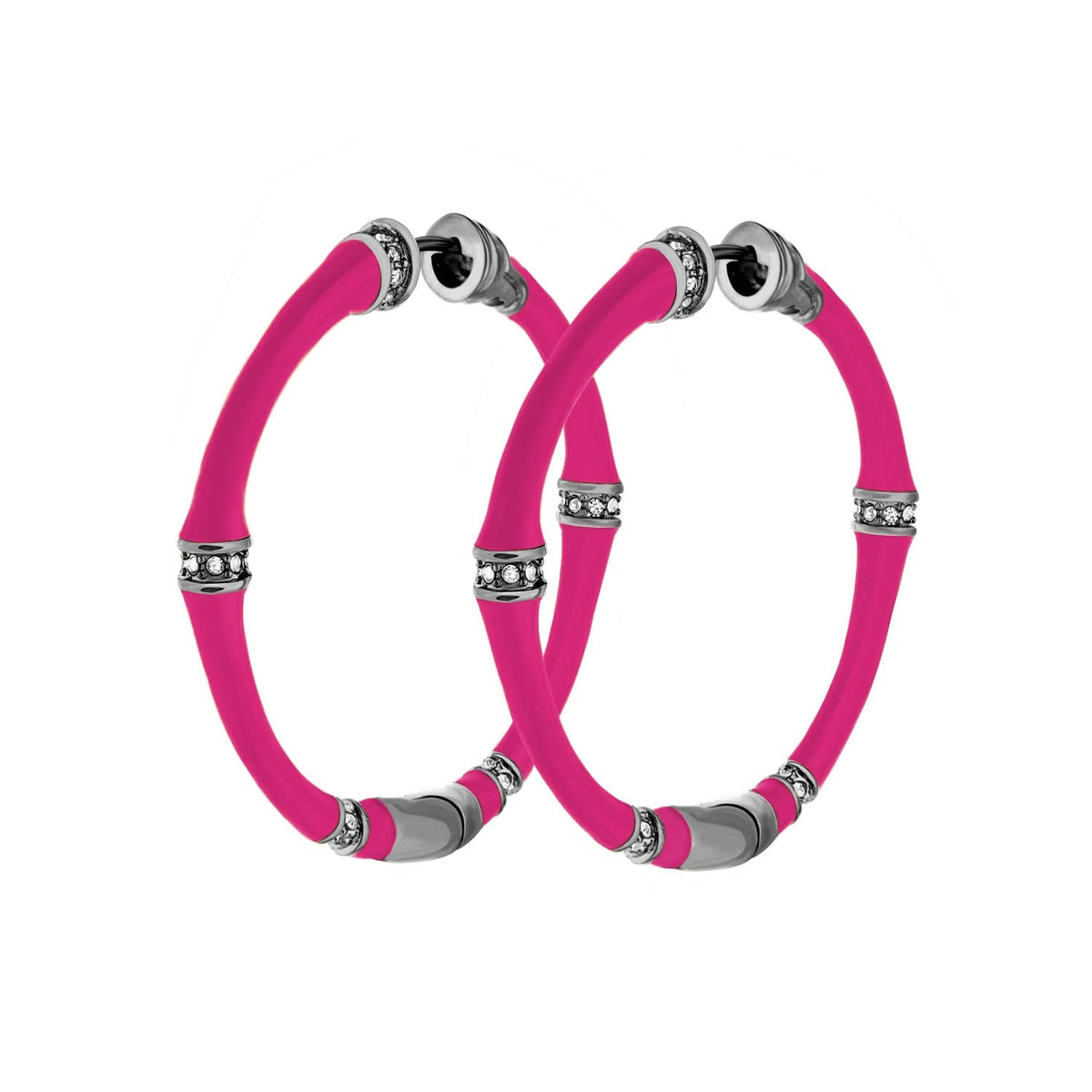 Bamboo Earrings — Hoop
