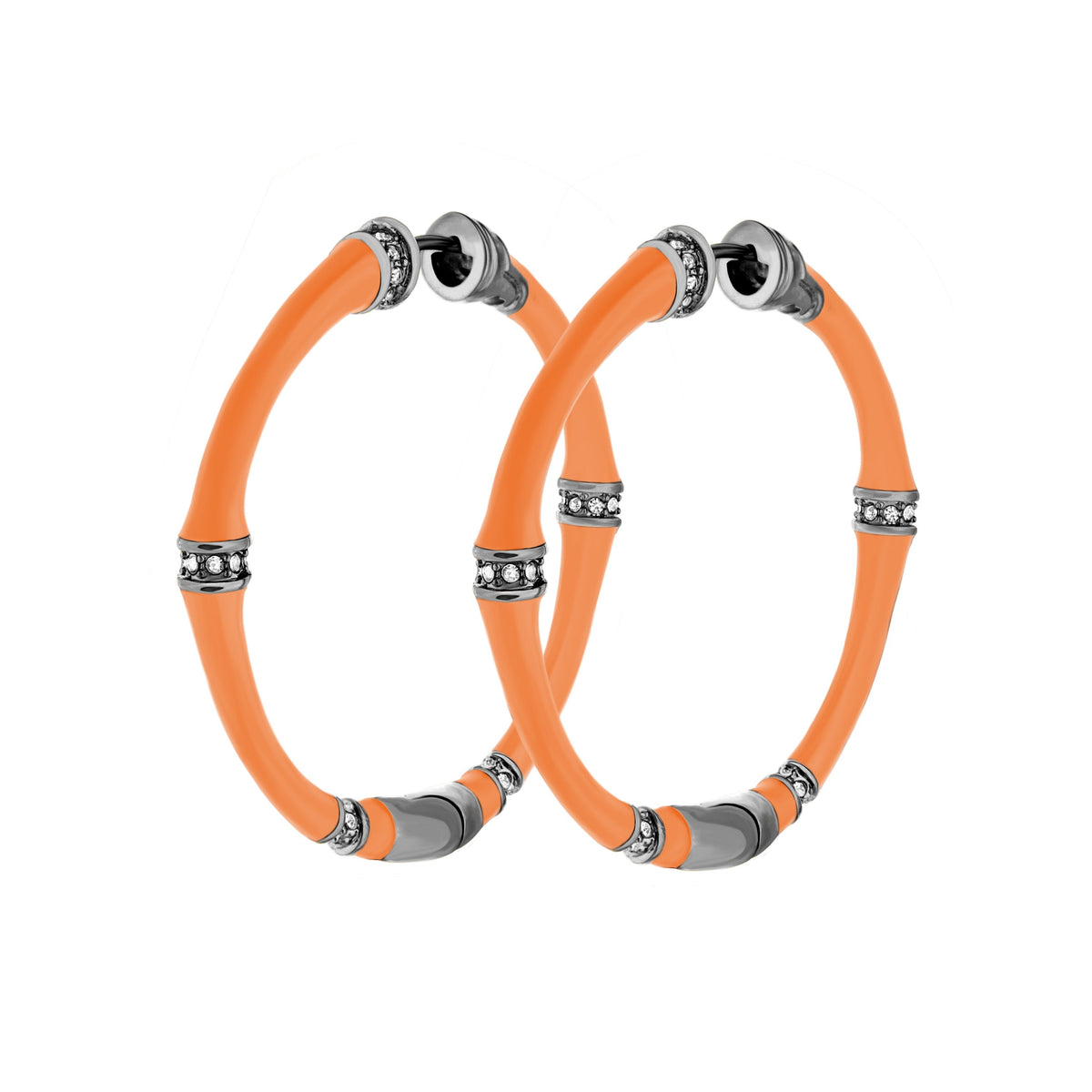 Bamboo Earrings — Hoop