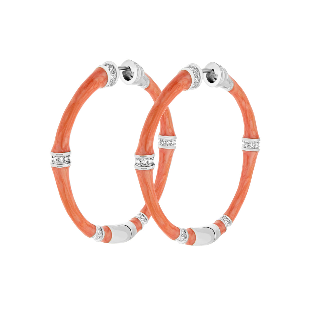 Bamboo Earrings — Hoop